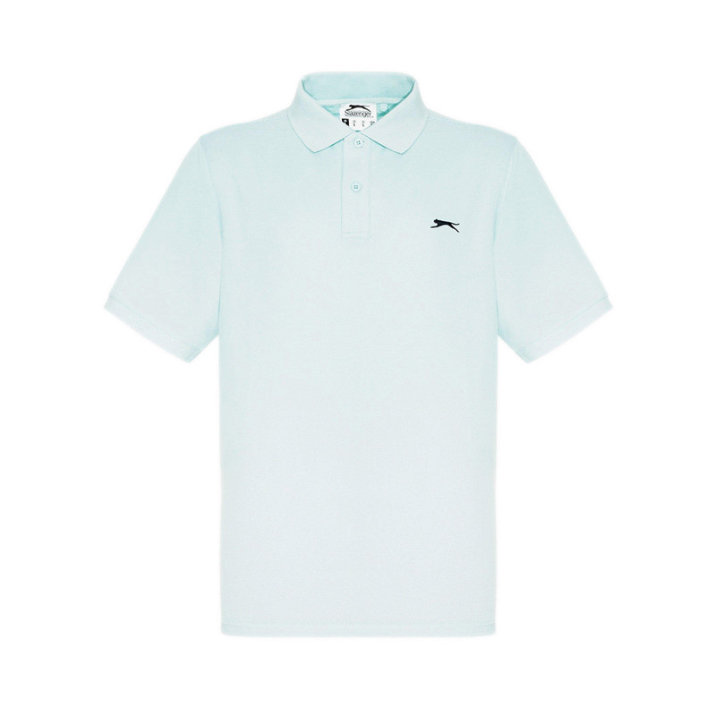 Slazenger Men's Leisure Short Sleeve Polo Shirts - Aqua