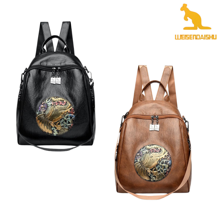 SA23WR Tas Ransel #4 Weisendaishu Kulit Premium Fashion Beauty