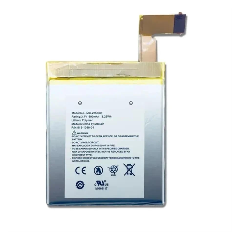 890mAh Tablet Battery For Amazon Kindle 4 5 6 515-1058-01 MC-265360 D01100 S2011-001-S DR-A015, MC-2