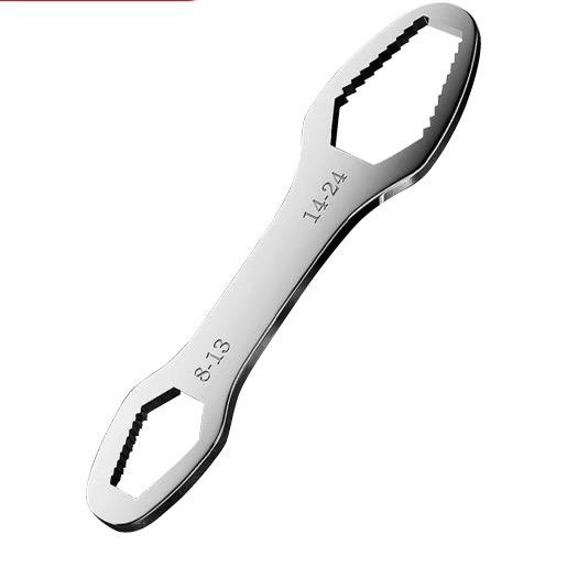 Kunci Ring Universal 8-24mm Double Head Wrench Adjustable Kunci Ring Universal Fungsional