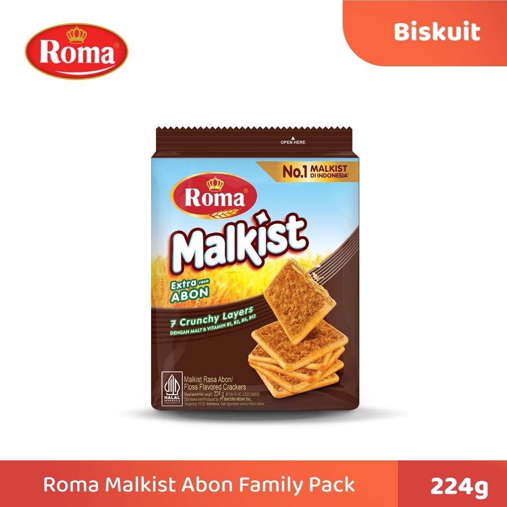 

Roma Malkist Abon Family Pack