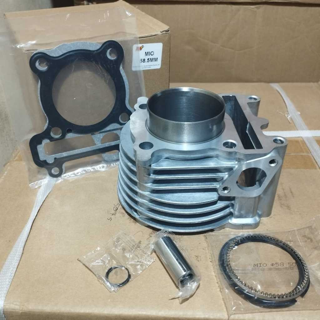 Blok Seher Block Cylinder MIO 58,5 58.5 MM MIO SOUL FINO Assy Lengkap Plus Packing Paking Peking (AW