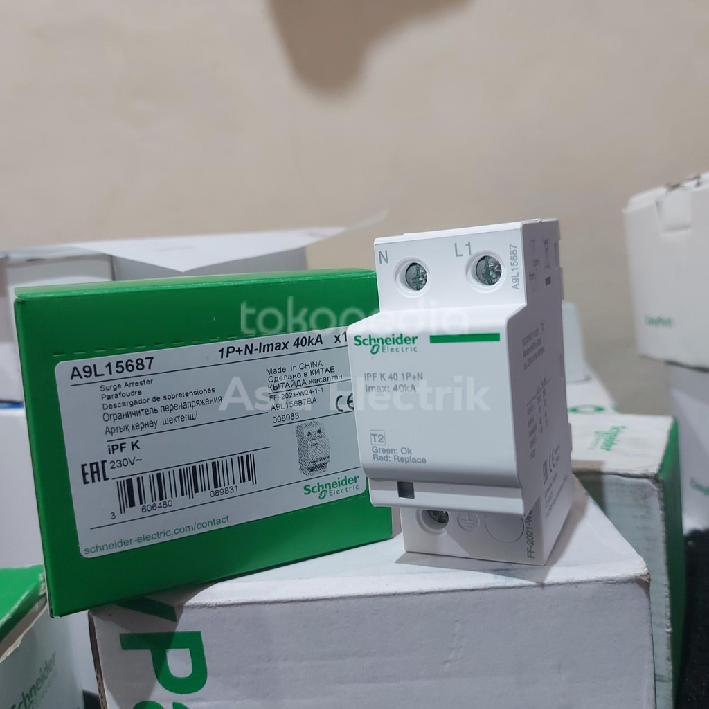 SURGE ARRESTER SCHNEIDER 1P+N 40kA 2P ORIGINAL