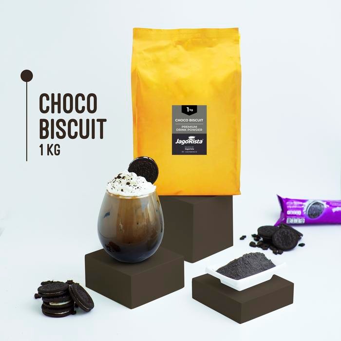 

Hot Produk 1 Kg Jagorista - Choco Biscuit - Premium Bubble Drink Powder Terbaik dan Terlaris