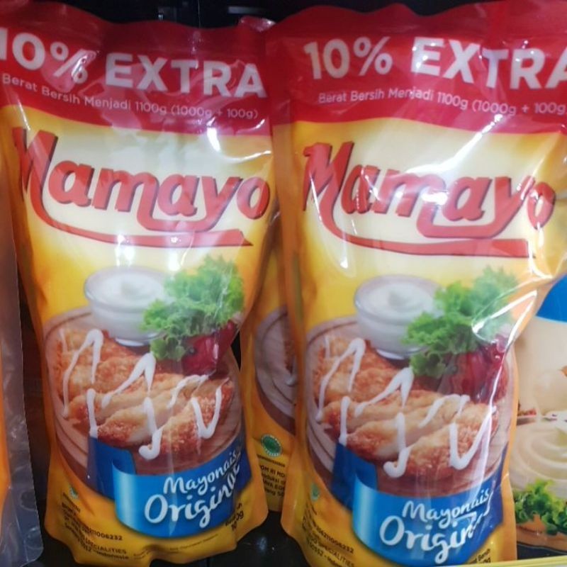 

mayonais mamayo 1kg + 100gr atau 1.1kg mayonaise