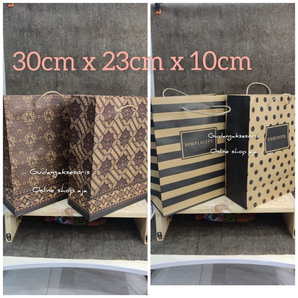 

KBA paper BAG tali craft medium sedang murah DAN tebal high quality