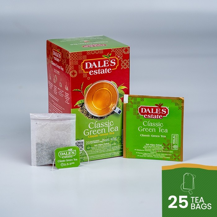 

Dale’s Estate Classic Green Tea Envelopes 25s – Teh Celup