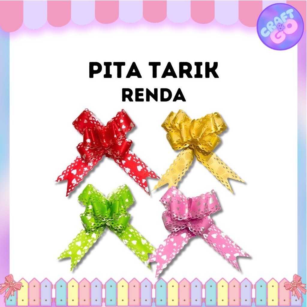 

Pita TARIK RENDA Serut Parcel Kado Souvenir