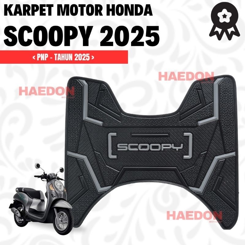 Karpet Motor Scoopy 2025 Karpet Keset Scoopy / Pijakan Kaki Honda Scoopy / Alas Kaki Motor Scoopy / 