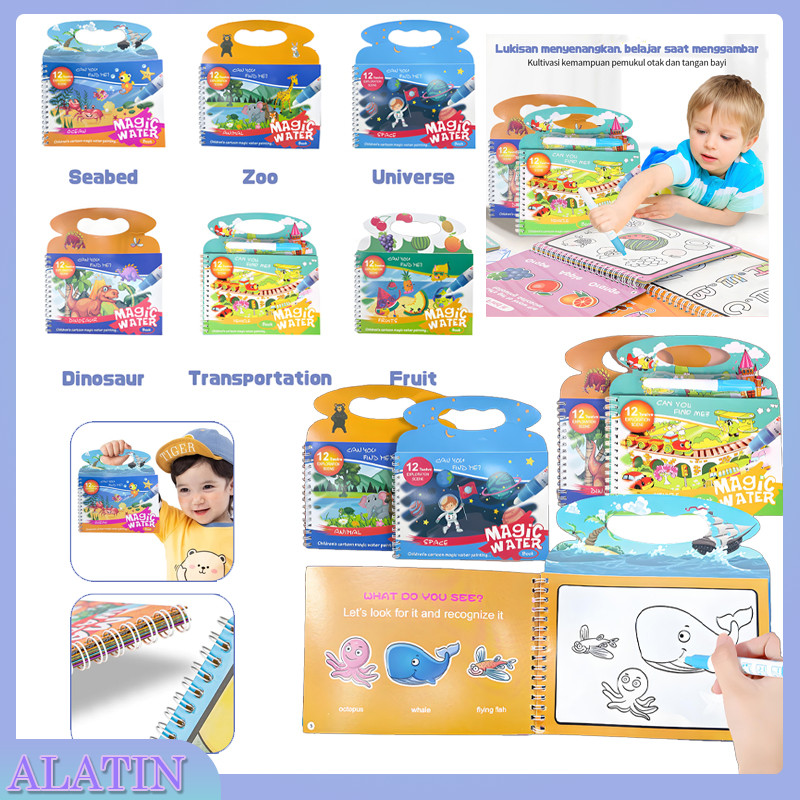 

Promo Magic Water Book Buku Gambar Ajaib / Graffiti Buku Lukisan Air Berwarna Warni / Buku Gambar Anak / Buku Gambar Ajaib