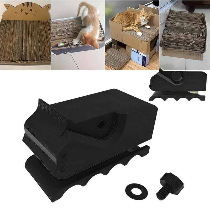 

Portable Cutting Tools Cat Scraper Cardboard Cutter Creative and Cute 3D Printed Portable Cardboard Cutter