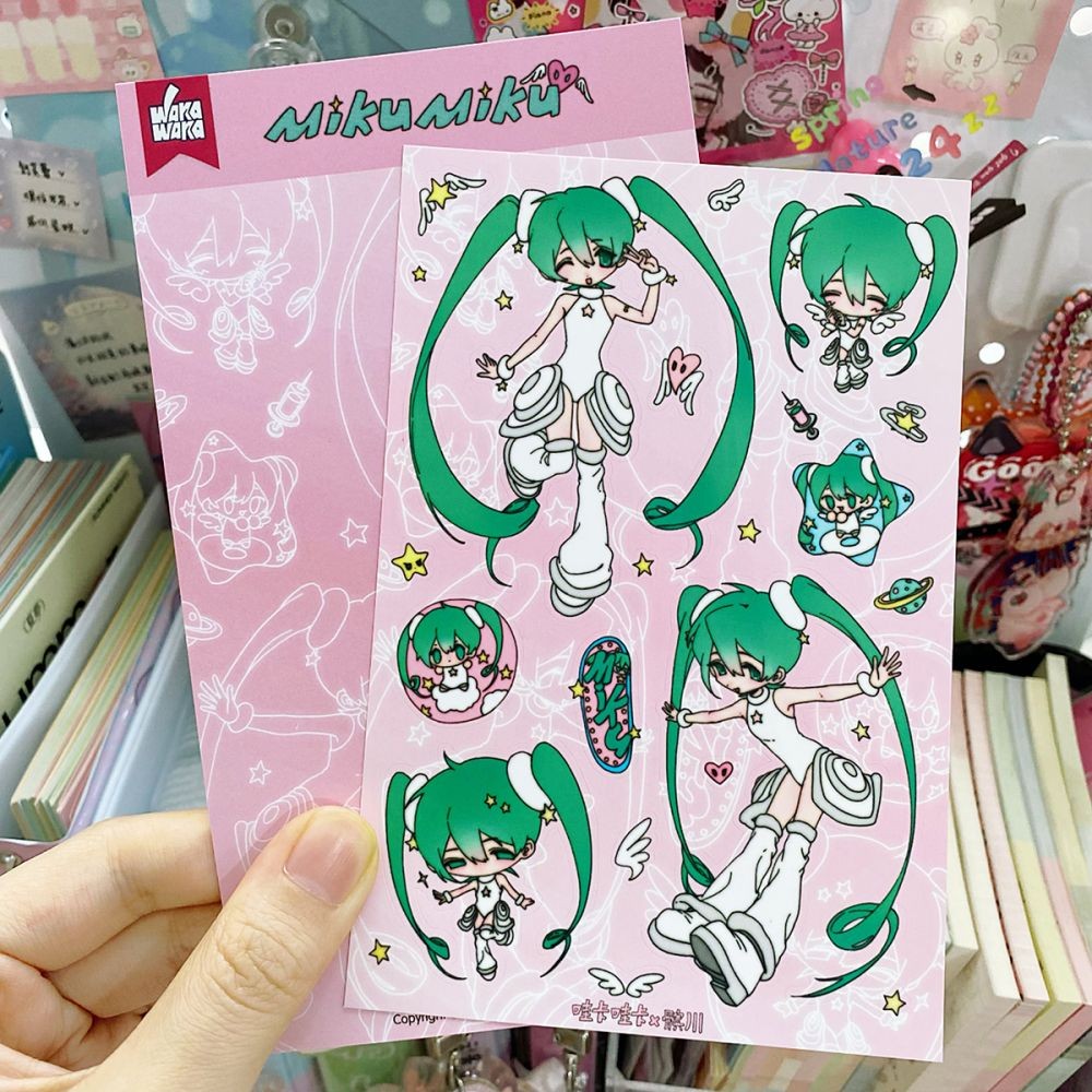 

1Pc SCRAPBOOK Decorative Character STICKER Japanese Style Girl Sticker Decals For Journaling Scrapbooking Diy Arts Crafts Album