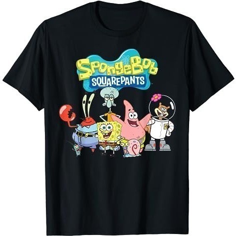 Baju Kaos Dewasa Spongebob Squarepants Friends