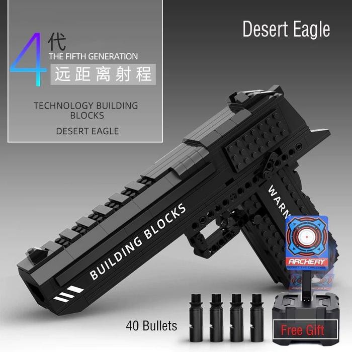 Unik MOC Building Blocks Gun Toys Desert Eagle Limited