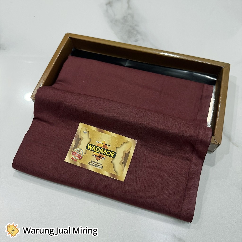 Sarung WADIMOR Padang Horison Tiga Dara Klir Kain Samping Tenun Motif Kotak Kotak2 Dewasa Pria Laki 