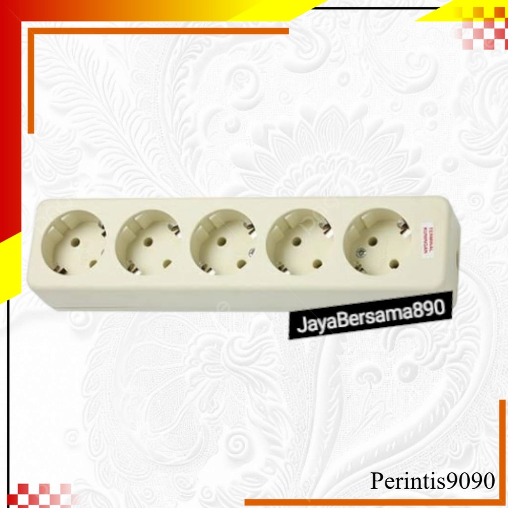 stop kontak 5lubang uticon