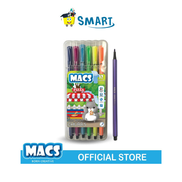 

MACS COLOR MARKER SPIDOL 12 WARNA