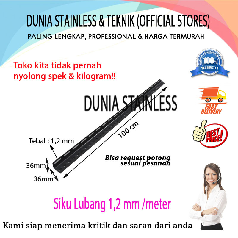 Siku Lubang 1.2mm /meter