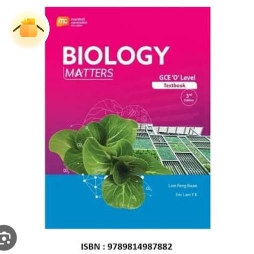 

BUKU BIOLOGY MATTERS GCE O Lv textbook + E book (3E)