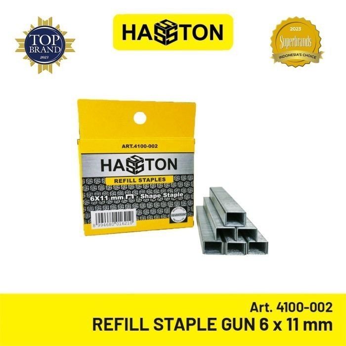 

HASSTON ISI STAPLES 6x11MM – REFILL STAPLE GUN (4100-002) | NEXTOOLS