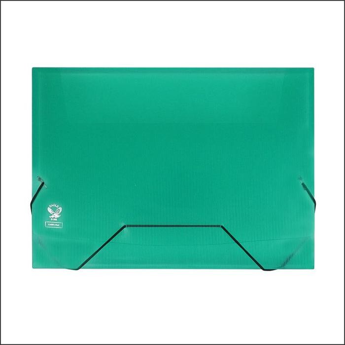 

EAGLE FILES Carry File Box Banded F4 (Folio) / Tas Dokumen / Map Dokumen Tali Karet Elastis - Hijau