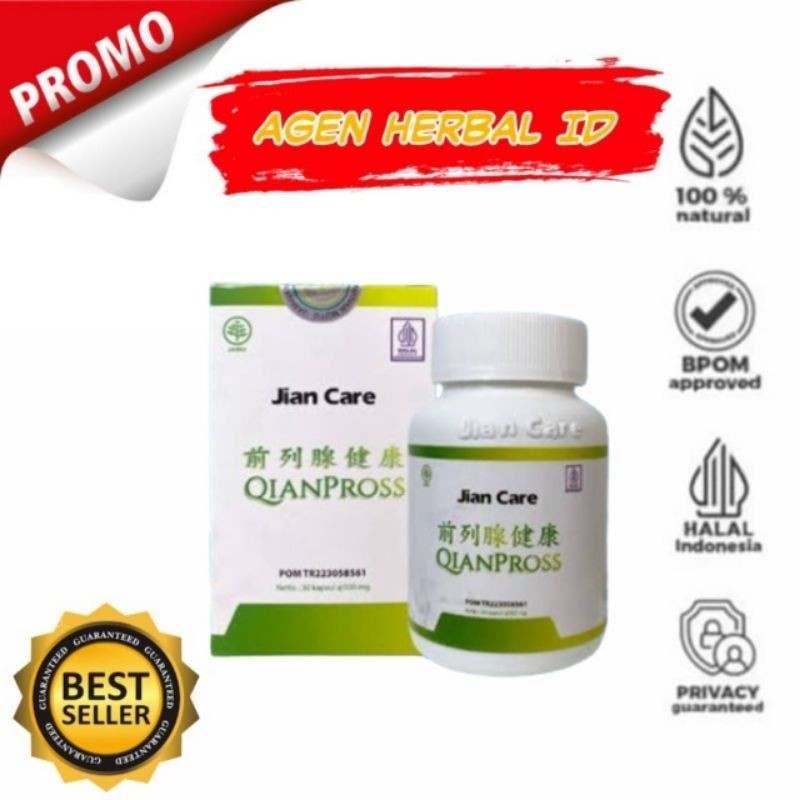 Jian Care Qianpross - Obat Herbal Cina AtasiProstat lnfeksi Saluran Kemih Saluran Kencing ISK