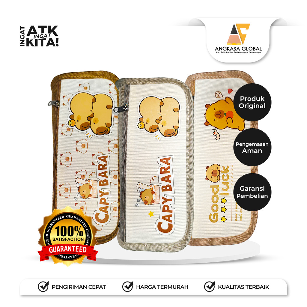 

KAYAGI TEMPAT PENSIL CAPYBARA KY-9111 (1PC)