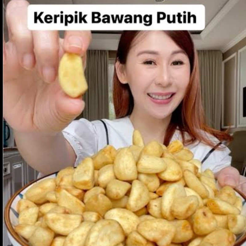 

TERMURAH KERIPIK BAWANG PUTIH VIRAL 70gr (KEMASAN FOIL)