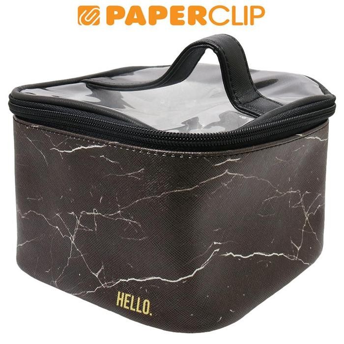 

POUCH PENCIL CASE 180 MARMER BLACK WHITE