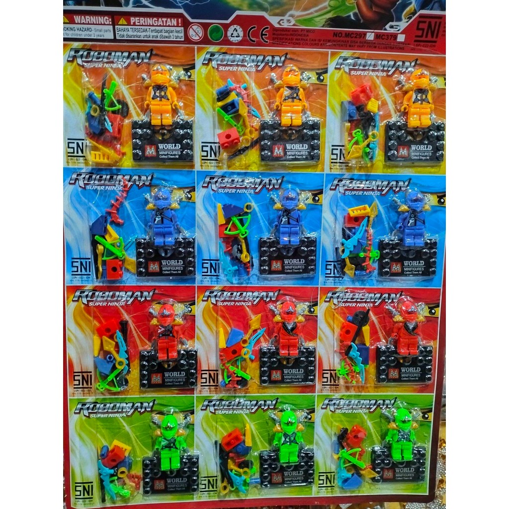 ( COD 1 pcs ) mainan Lego brick roboman Ninjago figure  karakter ninja