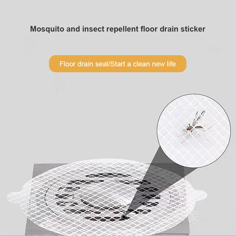 Stiker Saluran Air Lantai Anti Tersumbat  Filter Wastafel Stiker Saluran Air Lantai Kamar Mandi Anti