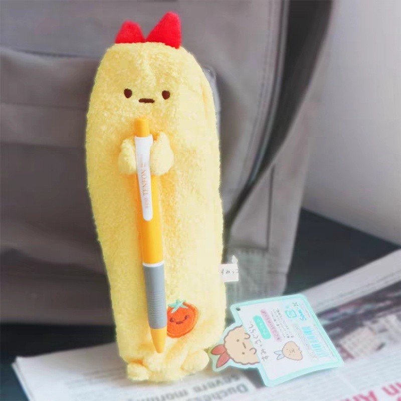 

Udang Goreng Lucu Tempura Kotak Pensil Mewah - Kuning Lembut dan Halus dengan Busur Merah, Tas Penyimpanan Kosmetik dan Alat Tulis Kompak, Hadiah Ulang Tahun untuk Mahasiswa dan Pekerja Kantor