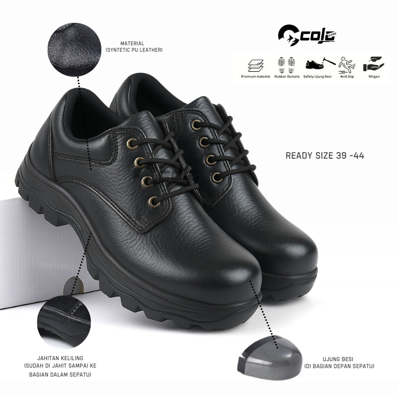 PROMO Sepatu Safety Pria  Boots - Safety Boots Kings Cheetah - Sepatu Kerja Safety Septi  Industry M