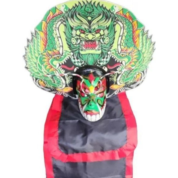 

* Mainan Barongan Motif HARIMAU HIJAU / Barongan Kesenian Tradisional / Mainan Anak Anak / Kesenian Barongan *