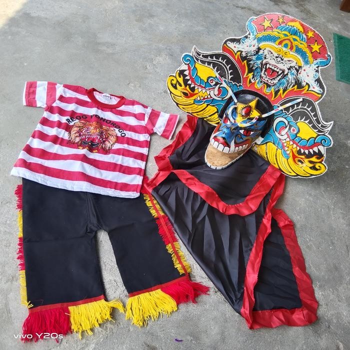 

* Paket murah setelan pakaian reog dan caplokan spon jumbo kera barongan jaranan kuda lumping - 2 *