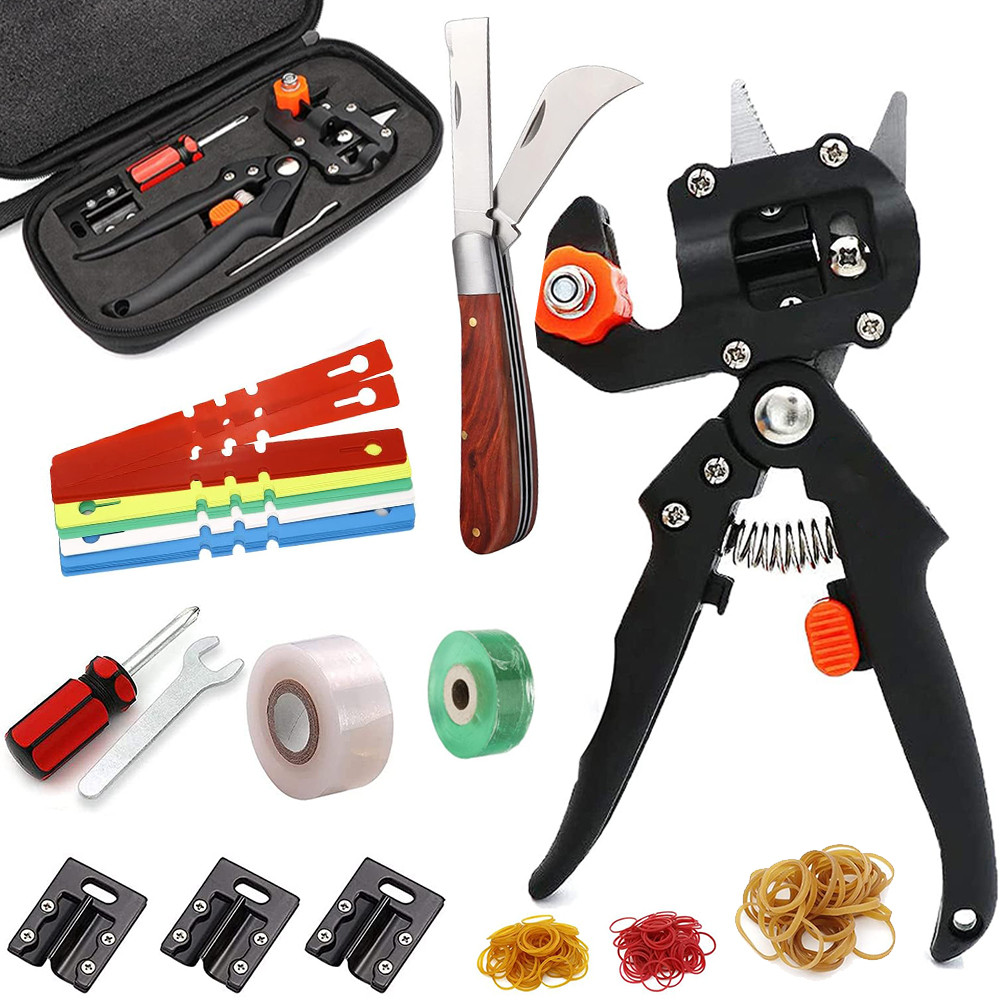 Grafting Pruner Garden Grafting Tool Set Gardening Scissors Tree Grafting Pruner Graft Professional 
