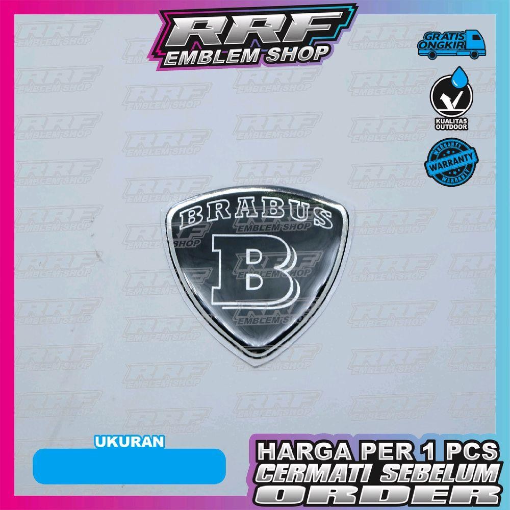 emblem timbul  BRABUS / stiker BRABUS