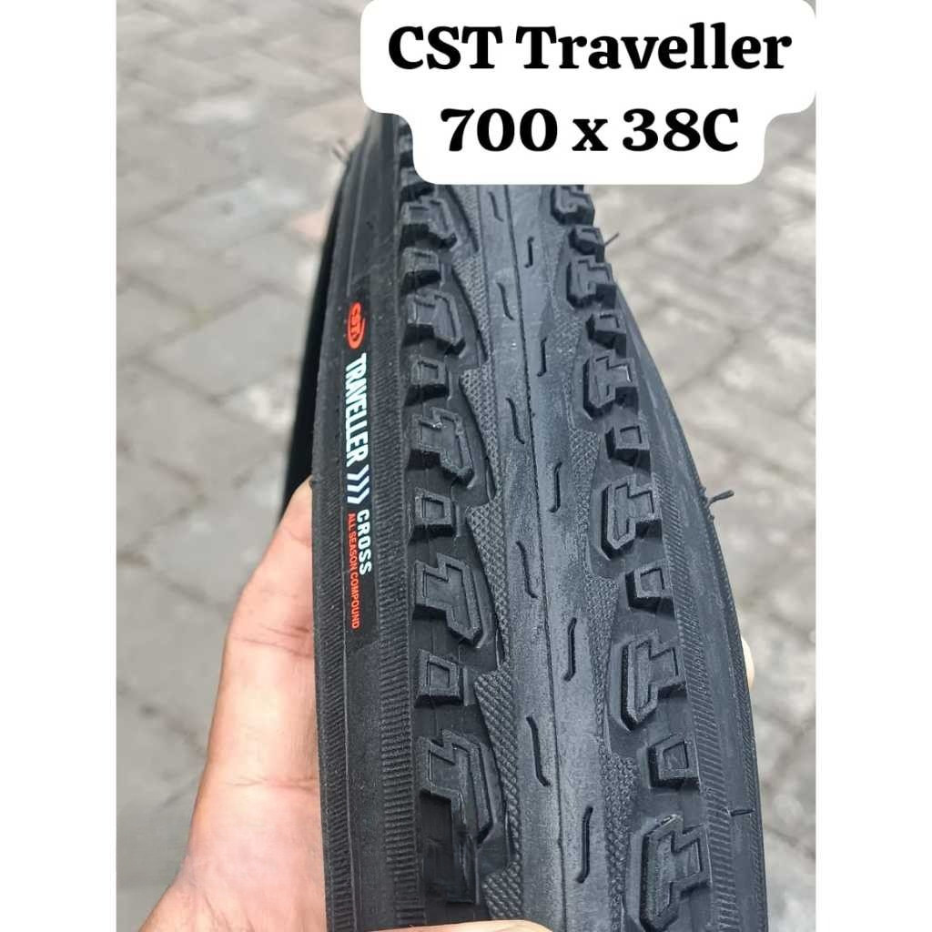 Ban Luar CST Traveller 700 x 38C 700c 38 Ban Sepeda Gravel Hybrid Bike Touring Commuter City Bike Li