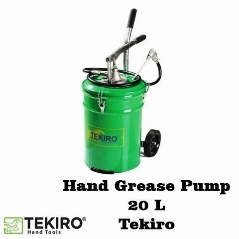Pompa Gemuk 20L Liter Manual Hand Drum TEKIRO AU-GP1012 Lubricator Grease Pump