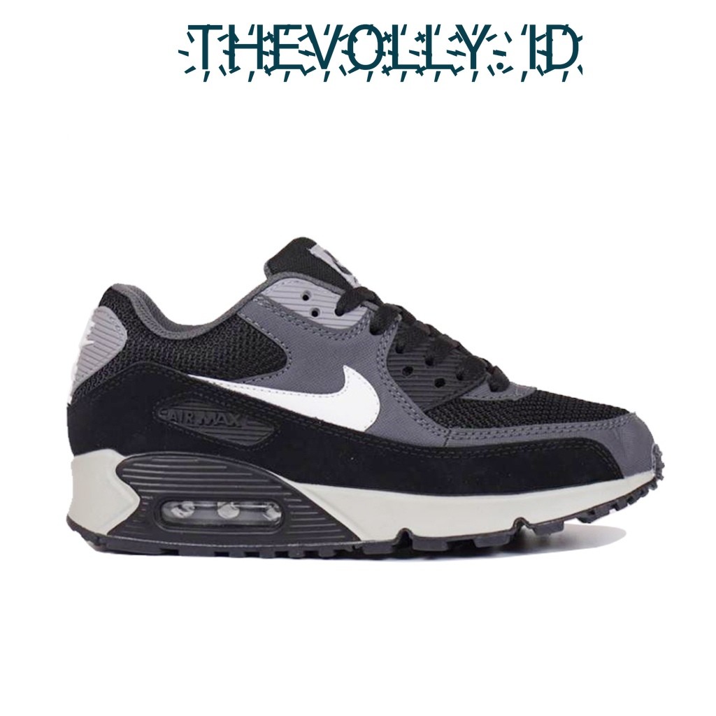 Sepatu Nike Air Max 90 Black Wolf Grey BNIB Original / Sneakers Pria