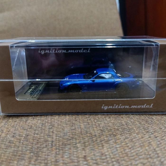 EX99... Miniscale Ignition Model Feed Mazda RX7 RX 7 FD3S Blue Segel
