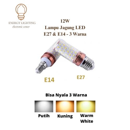 Lampu LED Jagung Corn Bulb 12 Watt e27 e14