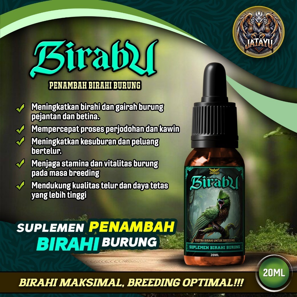 Birabu – Perangsang Birahi Alami untuk Burung Jantan & Betina