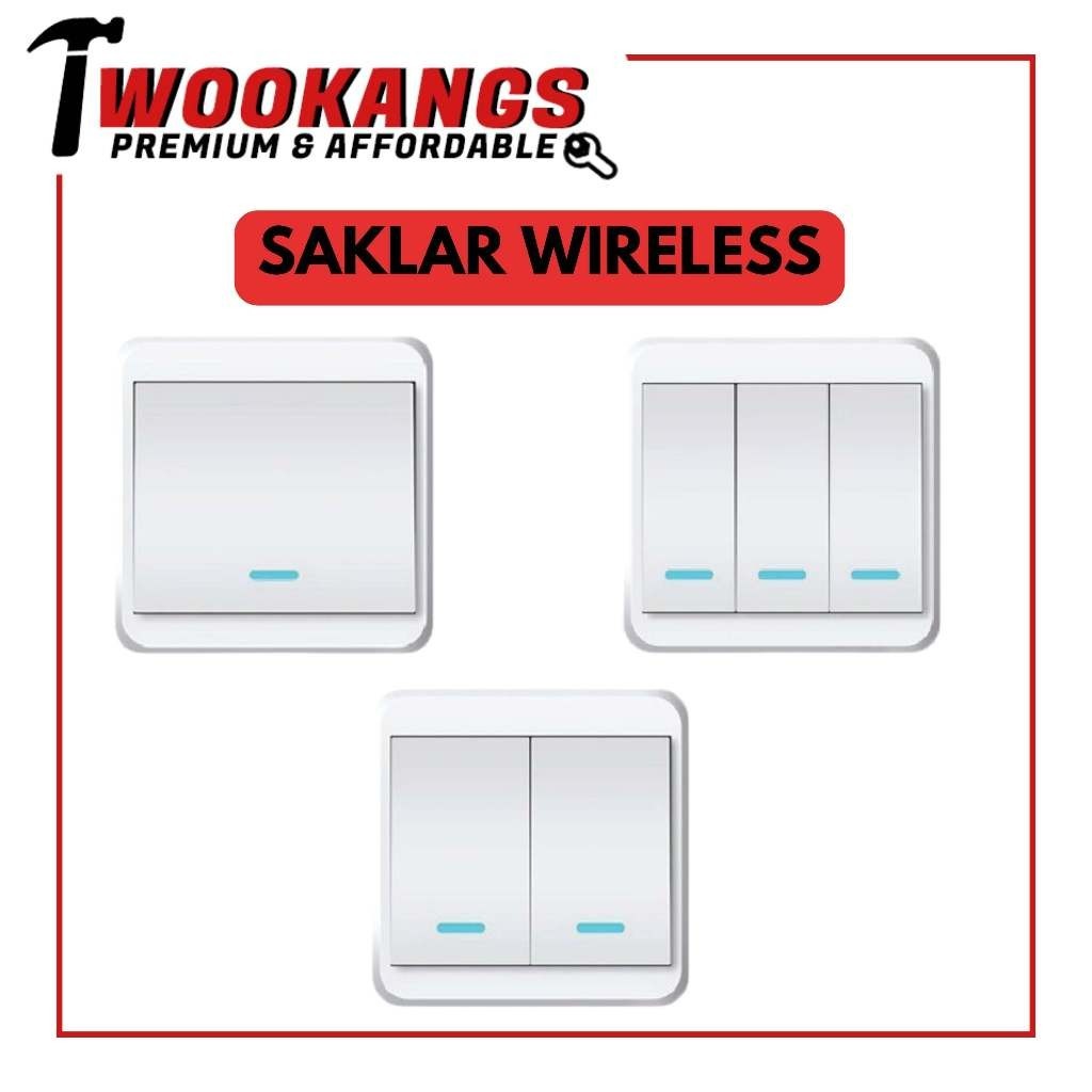 1. Saklar Listrik Pintar Wireless Smart Wall Switch On Off Remote Rumah Cerdas