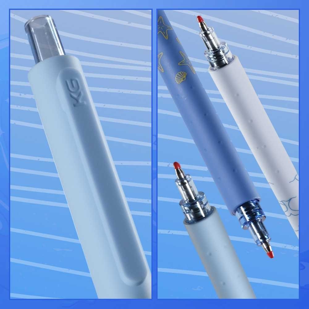 

JKMLLCM Kaco ROCKET Pena Pulpen Gel Marine Pen 0.5mm Tinta Hitam 3 PCS - K1028