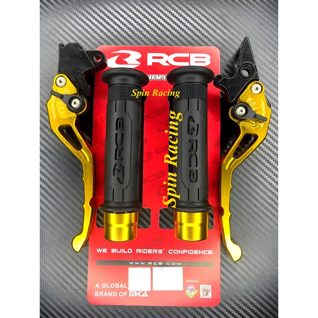 LUNDONGSHOP Handgrip RCB Original RCB HG77 + Jalu Stang BULAT ARM AKN CNC + Handle Rem Stelan CNC Ha