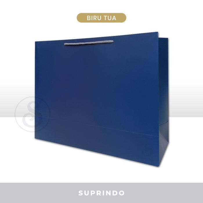 

Sale Premium Paper Bag EXTRA JUMBO/Kantong kado uk. P50 x L18 x T40 cm - BIRU TUA, EXTRA JUMBO Terlaris