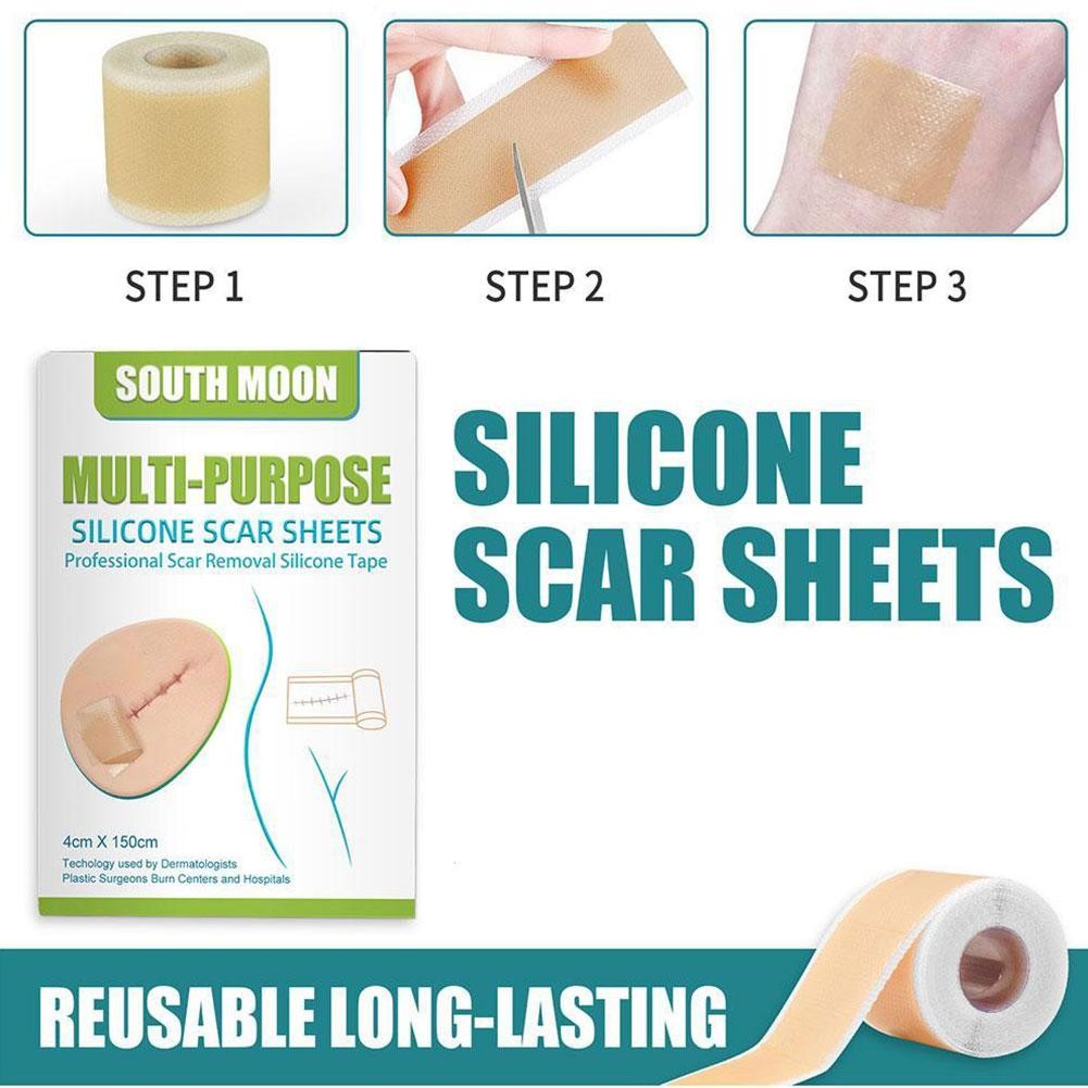 Dermaline Silicone Keloid 1Roll Keloplast Silicone Keloid Plester Scar Tape Keloid Bekas Luka
