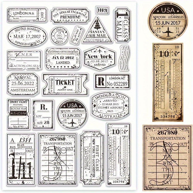 

Label Transparent Clear Stamp For DIY ScrapbookingCard Making C126