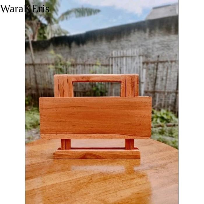 Meja kayu lipat-meja alqur'an - plitur WR6